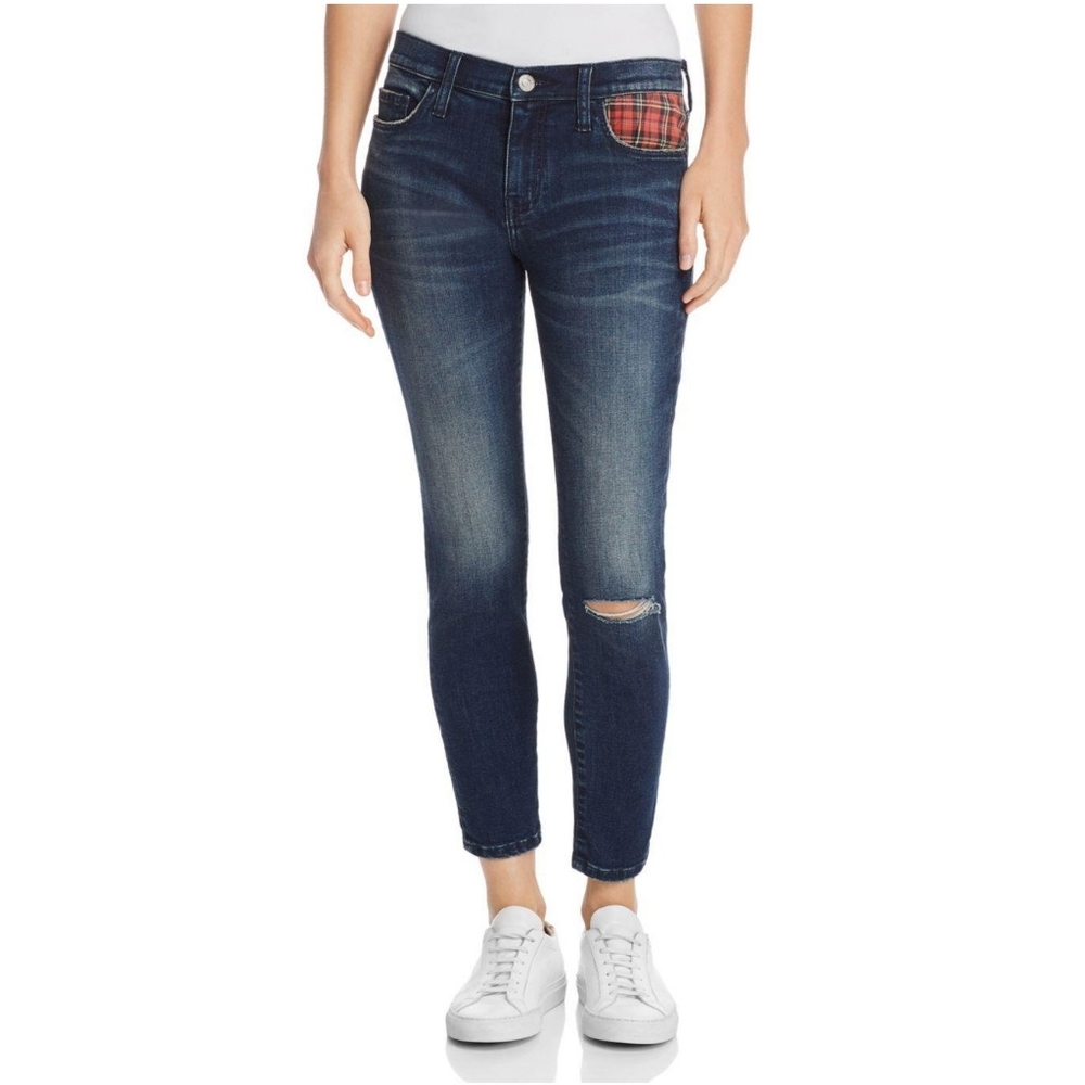 Current/Elliott Stiletto Jean Erwin Red Tartan